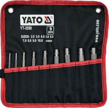 YATO Punch Set 9Pcs  YT-3590