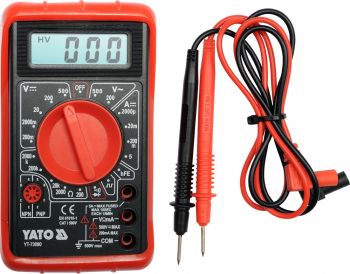 Yato electrical digital multimeter auto range power off phase sequence YT73086 