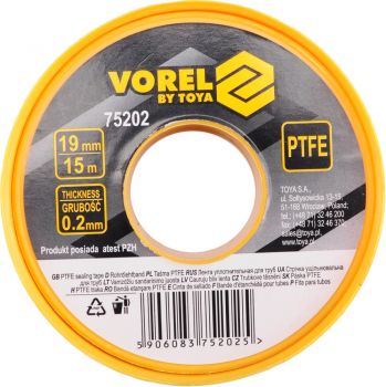 Vorel TeFLOn Tape 19mmx15m (3/4") 75202