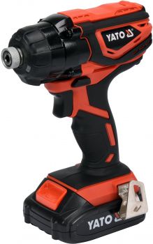 YATO Cordless Impact Screwdriver 18V w/1x2.0Ah Battery & Quick Charger Color Box  YT-82800