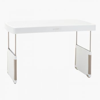 Youcopia Adjustable Kitchen Cabinet Shelf Organizer Store More 17Inch White 
