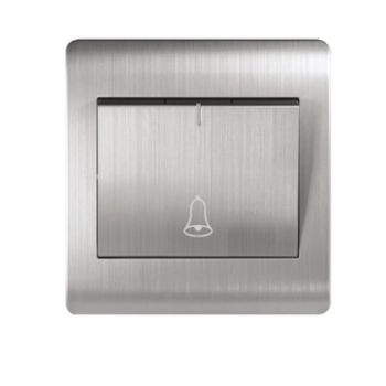 Milano Switch Bell Brushed Silver 210800200005