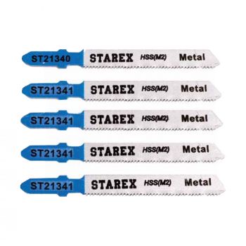 Starex Jigsaw Blade T118B HSS(M2) T-Shank 5pcs/set Blister Card