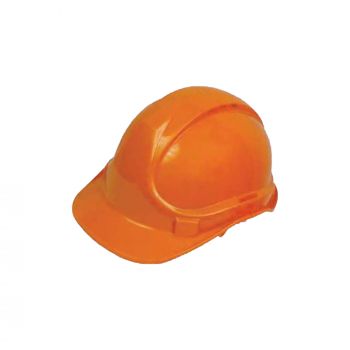 Starex Safety Helmet with Plastic Plug Harness Orange color - ST22379
