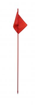 Flag Pole with Flag 9ft Red FLG9 AOR