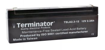 Sealed Lead Acid Battery 12V-2.3Ah TSLA2.3-12 Terminator