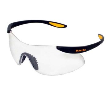 Safety Glasses Fulcrum Sport, Black/Yellow Frame, Clear Lens - CanaSafe-20160