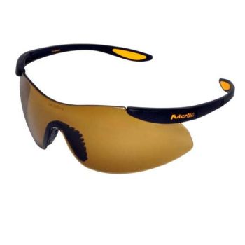 Safety Glasses Fulcrum Sport, Black/Yellow Frame, Bronze Lens - CanaSafe-20162