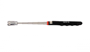 YATO Telescopic Magnetic Pick Up Tool w/LED (7 1/2" to 31 1/2") Double Dipped Handle  YT-06611