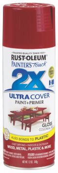 Spray Paint Painters Touch 2X Gloss Colonial Red 12oz 249116 Rust-Oleum