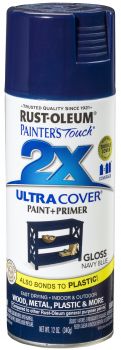 Spray Paint Painters Touch 2X Gloss Navy Blue 12oz 249098 Rust-Oleum