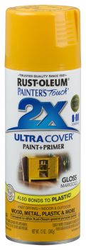 Spray Paint Painters Touch 2X Gloss Marigold 12oz 249862 Rust-oleum