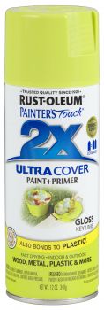 Spray Paint Painters Touch 2X Gloss Key Lime 12oz 249104 Rust-oleum