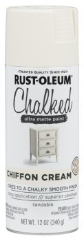 Spray Paint Specialty Ultra Matte Chalked Chiffon Cream 12oz 302596 Rust-Oleum