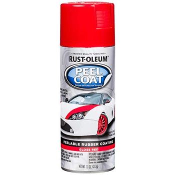Spray Paint Auto Peel Coat Matte Gloss Red 11Oz 311260 Rust-Oleum