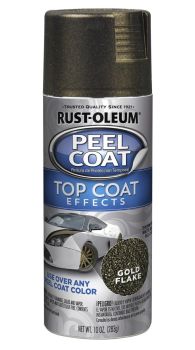 Spray Paint Auto Peel Coat Metallic Gold Flake 10Oz 297339 Rust-Oleum