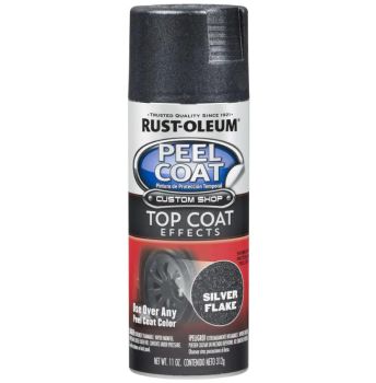 Spray Paint Auto Peel Coat Metallic Silver Flake 10Oz 297341 Rust-Oleum