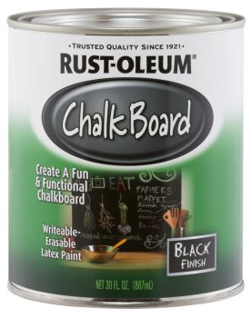 Specialty Chalkboard Matte Black 30Oz 206540 Rust-Oleum