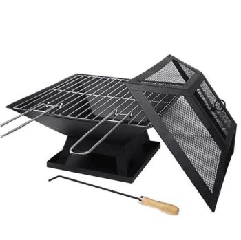 Bad Axe Firepit with Grill