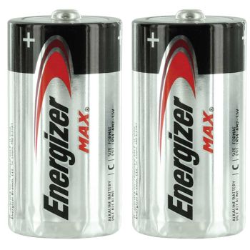 Energizer C Square Max Alkaline Batteries E93 BP2