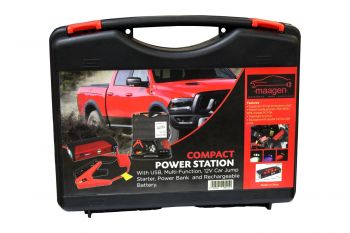 Maagen Compact Power Station Kit - Jump Starter With USB Portable 