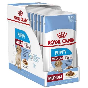 Royal Canin Canine Health Nutrition Medium Puppy (WET FOOD - Pouches) RO270050