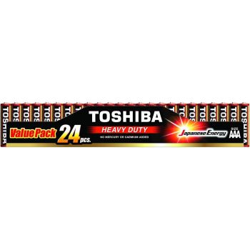 Toshiba AA Heavy Duty Batteries 24pcs 593765