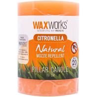 Citronella Pillar Candle 10cm WW933 WaxWorks