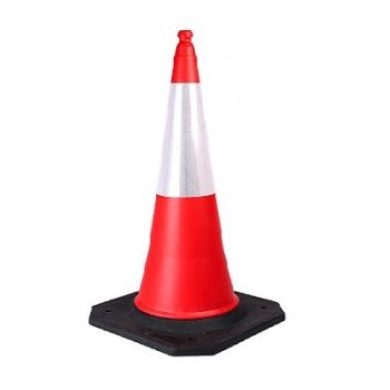 Traffic Safety Cone (Red/White) 75cm