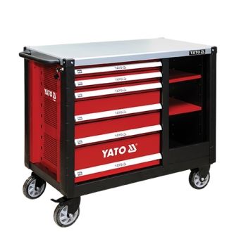 Yato Mobile Workbench with 6Drawers + 2 Shelves 1130x570x1000mm YT-09001