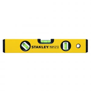 Stanley Aluminium Standard Box Beam Level 30cm/12" with 3 Vials STHT42796