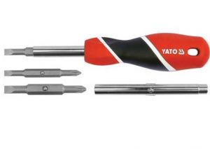 YATO 6-in1 Interchangeable Screwdriver Set  YT-25971